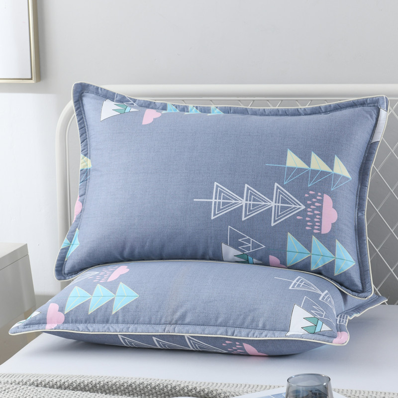 Pagalvėlių užvalkalų komplektas, 100% medvilnė, twill audinys, reaktyvus dažymas, modernus stilius