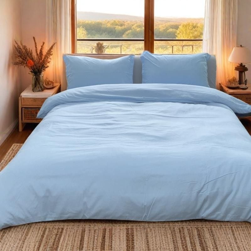 Antklodės užvalkalas, pritaikomas; audinys: brushed, quilted ir plain; reaktyvinis dažymas; svoris mažiau nei 300 g; INS stilius