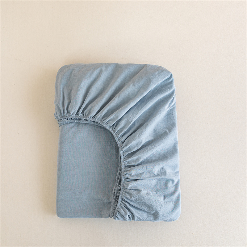 Čiužinio uždangalas su guma – japoniško stiliaus, 100% medvilnė, siūlų dažymas (yarn-dyed), skalbiamas, vienarūšis raštas, audinio tankis 133x72, siūlų skaičius 40