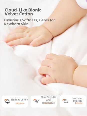 Kūdikių miego maišelis, storintas rudens–žiemos sezonui, voko formos, pastovi temperatūros funkcija, tinkamas 0–3 metų vaikams