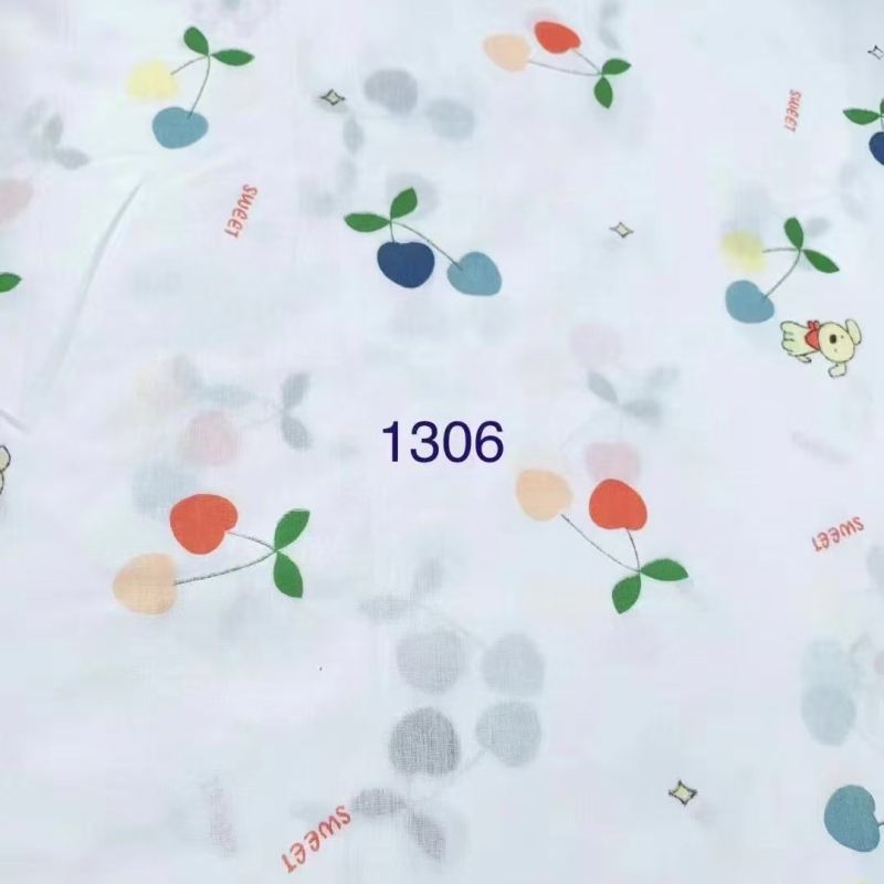 Patalynės užvalkalas iš 100% medvilnės, gėlių raštas, skaitmeninis spausdinimas, šiuolaikinis minimalistinis stilius