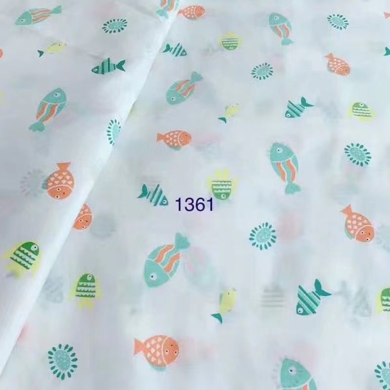 Patalynės užvalkalas iš 100% medvilnės, gėlių raštas, skaitmeninis spausdinimas, šiuolaikinis minimalistinis stilius