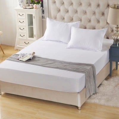 Lova užvalkalas iš bambuko pluošto, augalų ir gėlių raštas, reaktyvus spausdinimas ir dažymas, audinys: Kitos