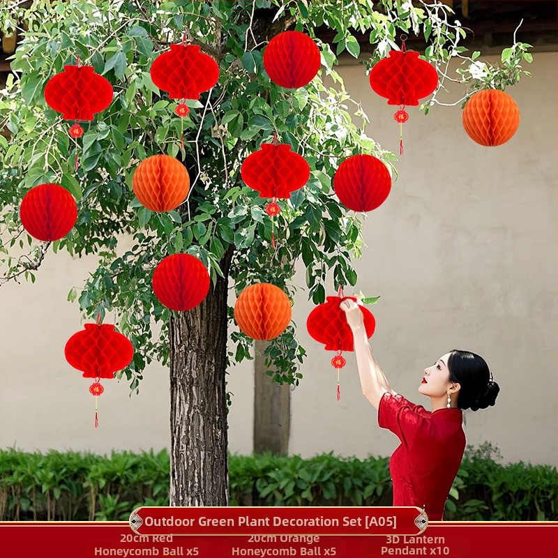 Apskritas popierinės žibinto pakabukas, rankų darbo, skirtas lauko augalų dekoravimui ir vestuvėms