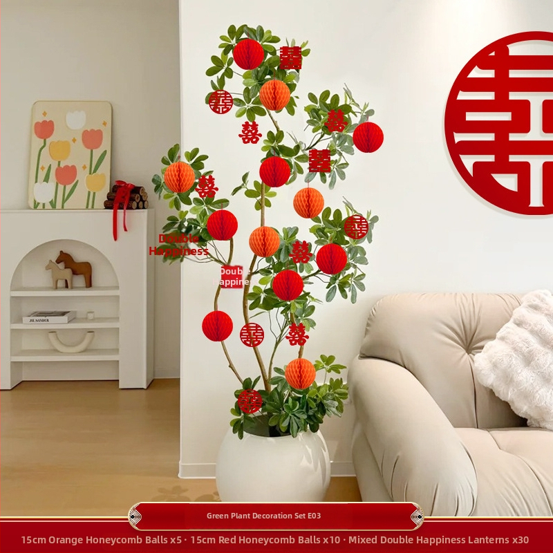 Apskritas popierinės žibinto pakabukas, rankų darbo, skirtas lauko augalų dekoravimui ir vestuvėms