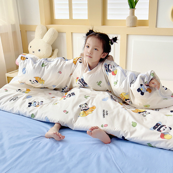 Vaikų miego maišelis visoms sezonoms, 100% medvilnė, 1,1–1,5 kg, animacinio stiliaus