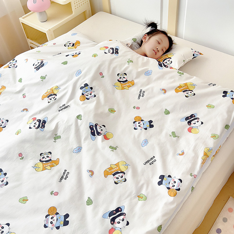 Vaikų miego maišelis visoms sezonoms, 100% medvilnė, 1,1–1,5 kg, animacinio stiliaus