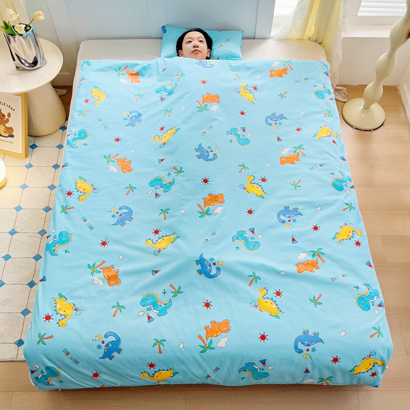 Vaikų miego maišelis visoms sezonoms, 100% medvilnė, 1,1–1,5 kg, animacinio stiliaus