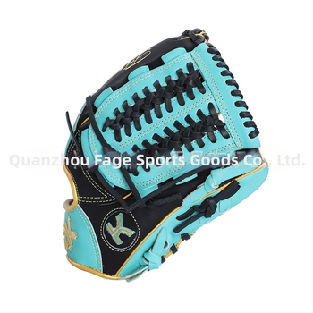 Beisbolo pirštinės laikymo krepšys, karvų oda, kairiarankė naudojimui, su prekės ženklo siuvinėjimu, apie 650 g