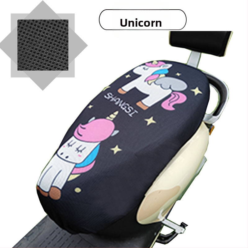 Elektrinio transporto priemonės sėdynės uždangalas su avilių plokštelių tinkleliu, visų sezonų saulės apsauga, poliesteris, spausdintas logotipas, pritaikymas galimas