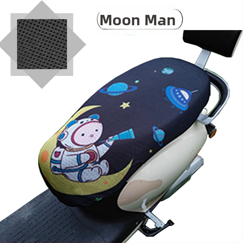 Elektrinio transporto priemonės sėdynės uždangalas su avilių plokštelių tinkleliu, visų sezonų saulės apsauga, poliesteris, spausdintas logotipas, pritaikymas galimas