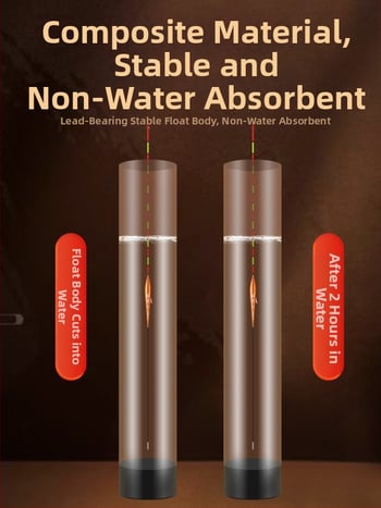 Shengda Seiko Float - Augstas jutības vertikālais peldētājs makšķerēšanai, no plastmasas, sacensībām