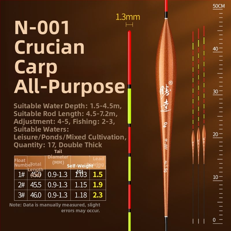 Shengda Seiko Float - Augstas jutības vertikālais peldētājs makšķerēšanai, no plastmasas, sacensībām