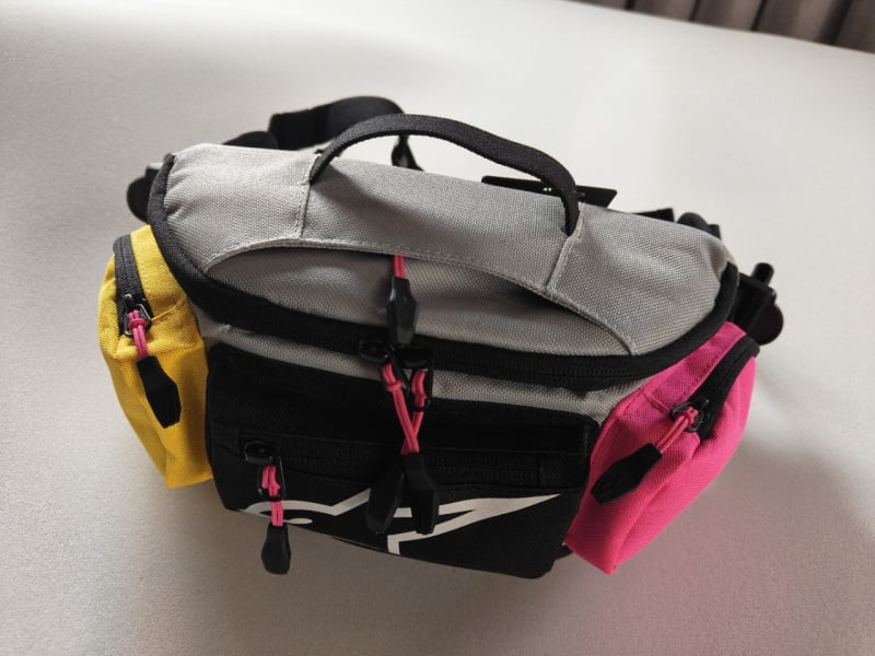 Кръстосана през рамо чанта за велосипед, водоустойчива, 2,5 л капацитет, с подплата