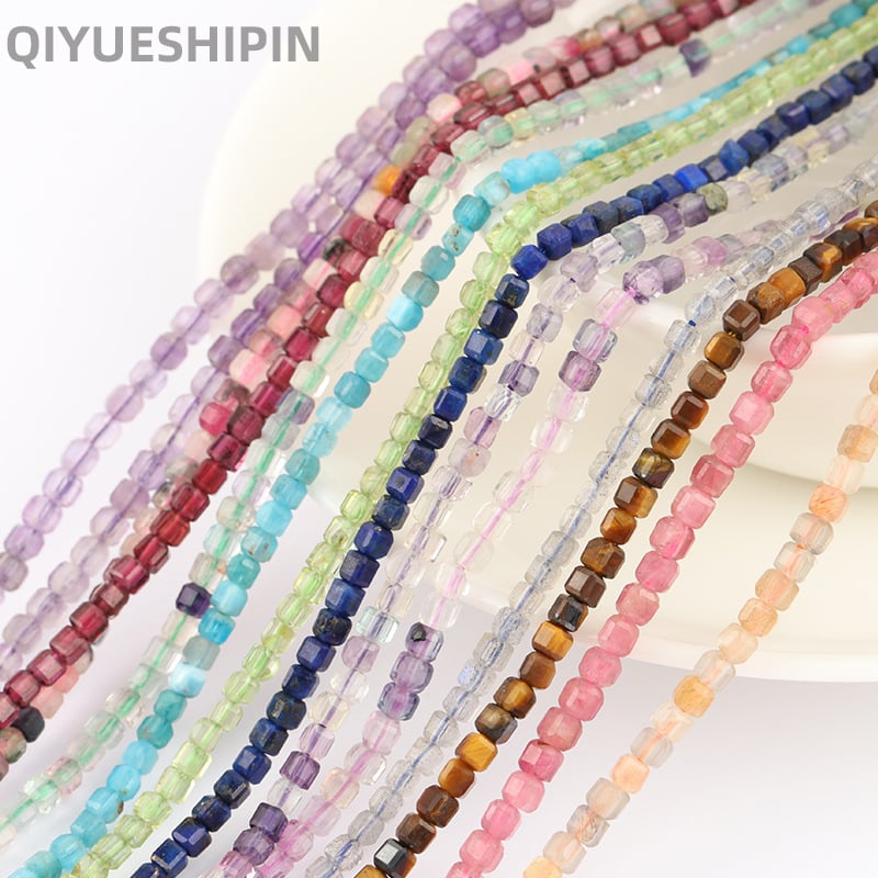 Χάντρες από φυσικό κρύσταλλο – Ελεύθετες χάντρες – Κοπές και λείανση φυσικού λίθου – Φυσικό μοτίβο – Προέλευση Γκουανγκζού