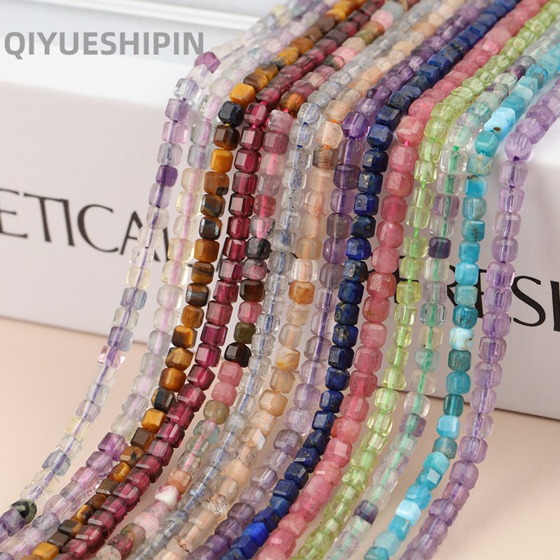 Χάντρες από φυσικό κρύσταλλο – Ελεύθετες χάντρες – Κοπές και λείανση φυσικού λίθου – Φυσικό μοτίβο – Προέλευση Γκουανγκζού