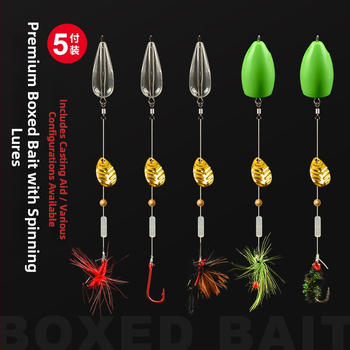 Xiao Yang dantyti žvejybos kabliukai rinkinys su karoliukais ir blizgučiais