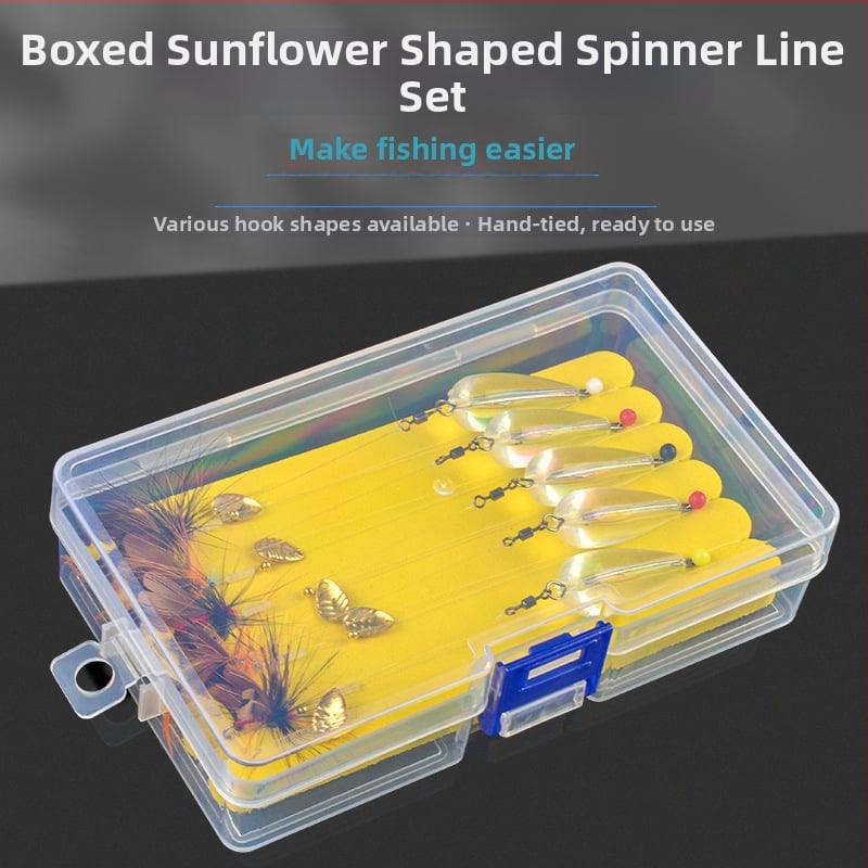 Xiao Yang dantyti žvejybos kabliukai rinkinys su karoliukais ir blizgučiais
