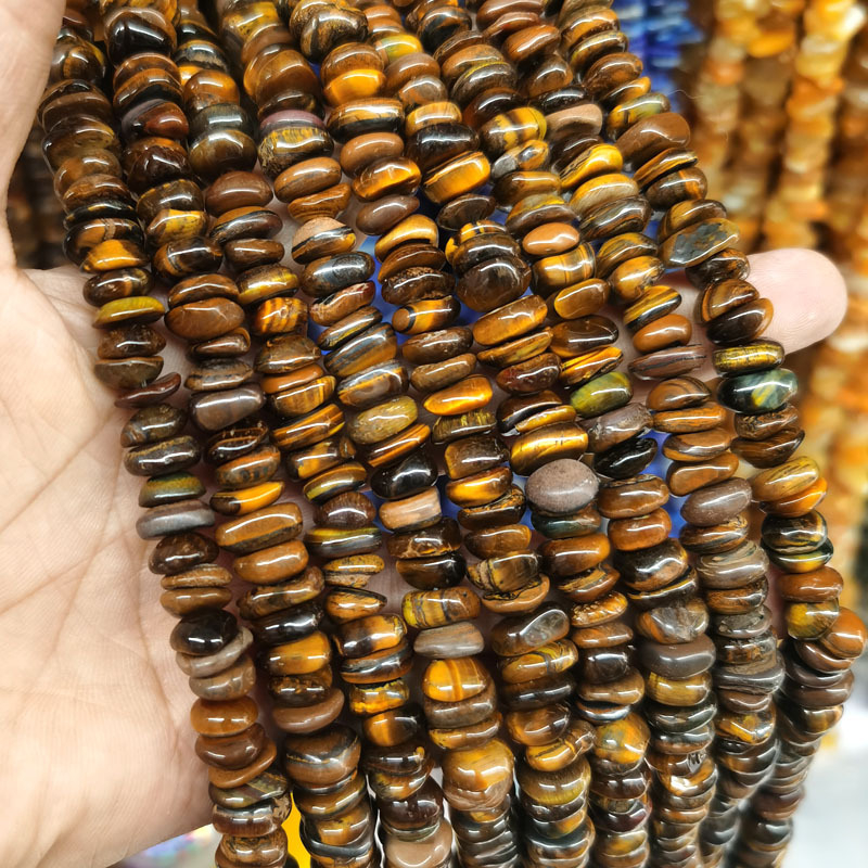 Ελεύθερες χάντρες από φυσικούς λίθους, διαχωριστικά με μοτίβο δράκου, ακανόνιστα σχήματα λίθων, κοπή και άλεση