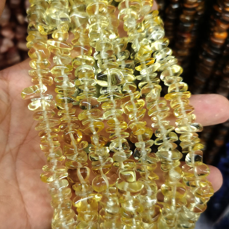 Ελεύθερες χάντρες από φυσικούς λίθους, διαχωριστικά με μοτίβο δράκου, ακανόνιστα σχήματα λίθων, κοπή και άλεση