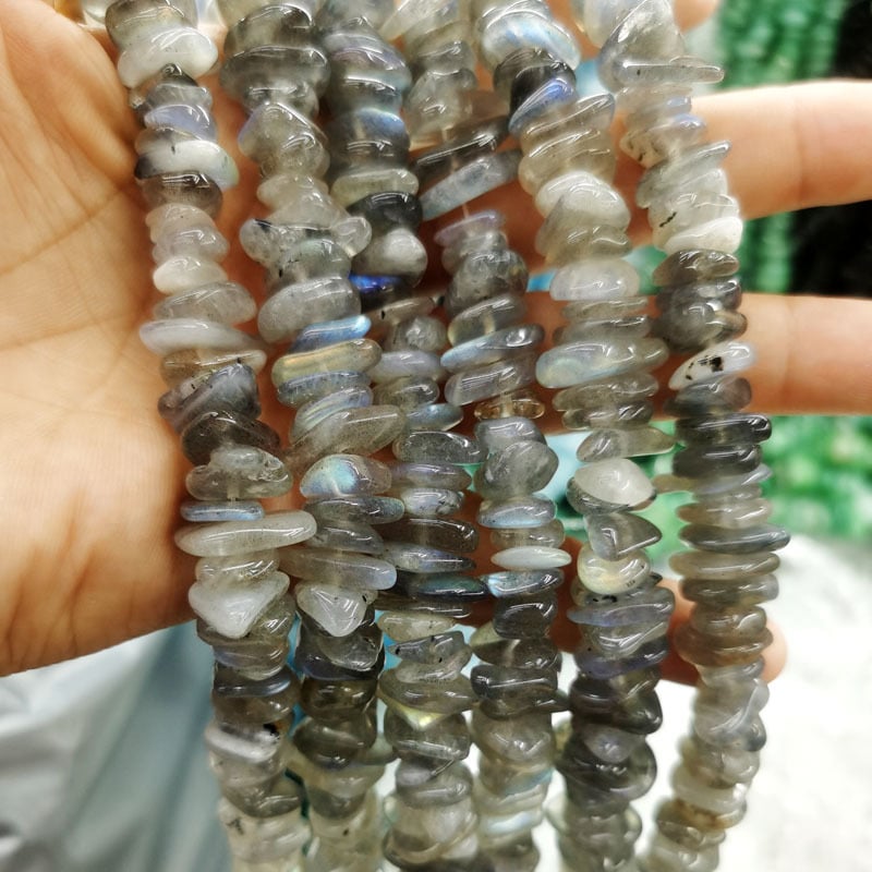 Ελεύθερες χάντρες από φυσικούς λίθους, διαχωριστικά με μοτίβο δράκου, ακανόνιστα σχήματα λίθων, κοπή και άλεση