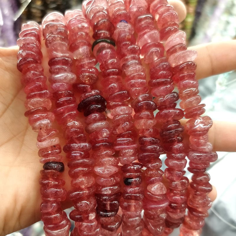 Ελεύθερες χάντρες από φυσικούς λίθους, διαχωριστικά με μοτίβο δράκου, ακανόνιστα σχήματα λίθων, κοπή και άλεση