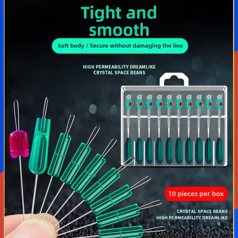 Galvenās līnijas makšķerēšanas piederumu komplekts ar kristāla pērlēm un silikona pārklājuma svaru; Materiāls: Silk flower; Izcelsme: Cits