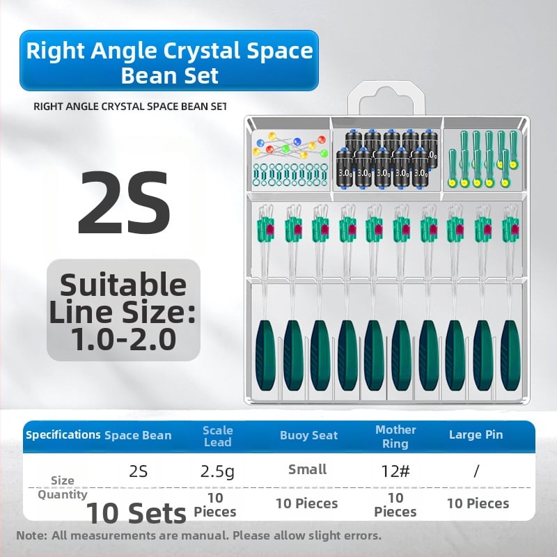 Galvenās līnijas makšķerēšanas piederumu komplekts ar kristāla pērlēm un silikona pārklājuma svaru; Materiāls: Silk flower; Izcelsme: Cits