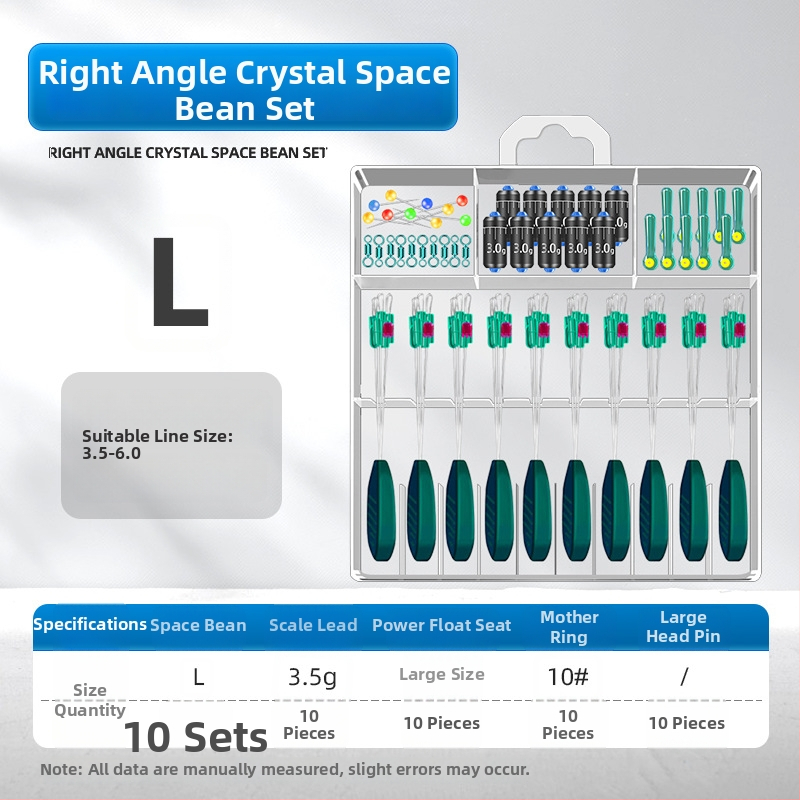 Galvenās līnijas makšķerēšanas piederumu komplekts ar kristāla pērlēm un silikona pārklājuma svaru; Materiāls: Silk flower; Izcelsme: Cits