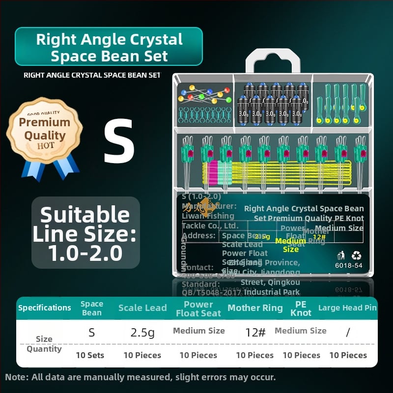 Galvenās līnijas makšķerēšanas piederumu komplekts ar kristāla pērlēm un silikona pārklājuma svaru; Materiāls: Silk flower; Izcelsme: Cits