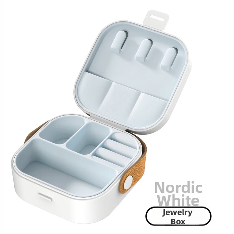 Bižutērijas kastīte no plastmasas, ikdienas stila, cieta konstrukcija, modelis YJ2023008