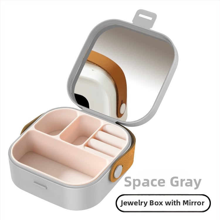 Bižutērijas kastīte no plastmasas, ikdienas stila, cieta konstrukcija, modelis YJ2023008