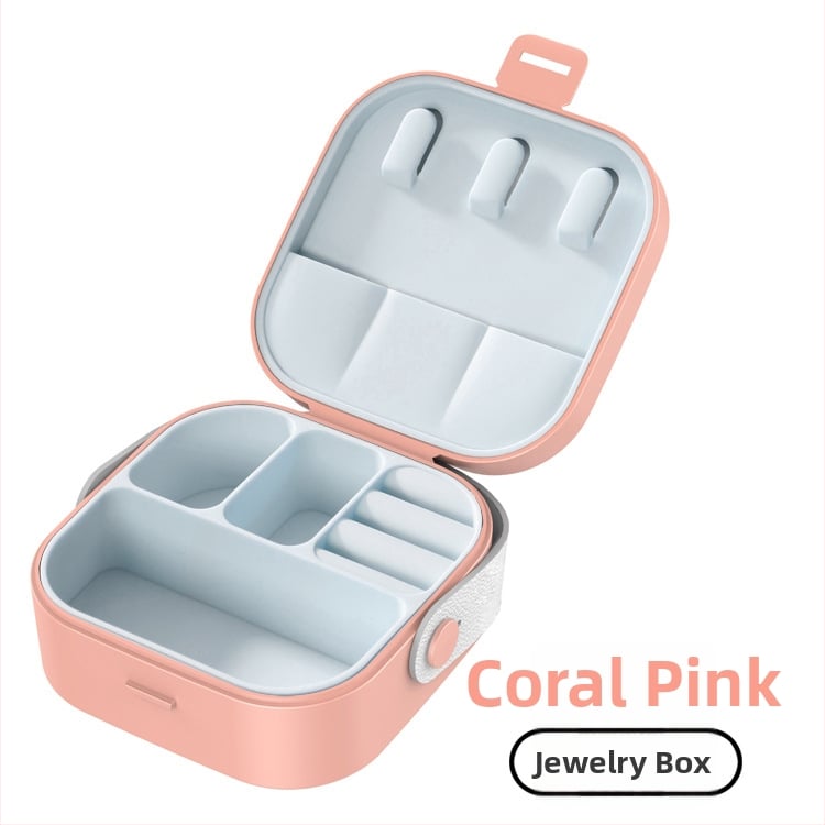 Bižutērijas kastīte no plastmasas, ikdienas stila, cieta konstrukcija, modelis YJ2023008