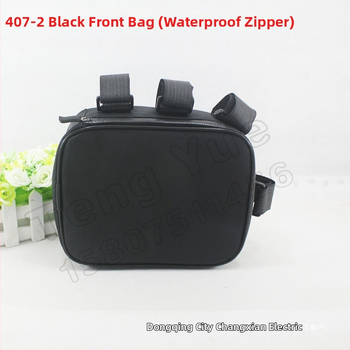 Velosipēdu soma ar augšējās caurules stiprinājumu — 0.5 L tilpums, modelis 407