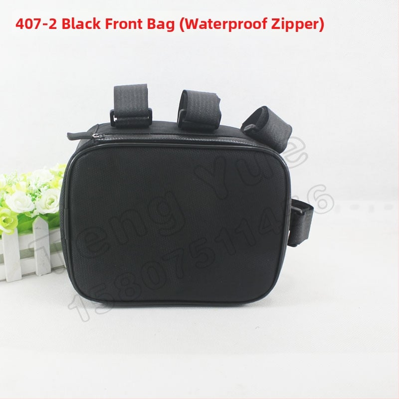 Velosipēdu soma ar augšējās caurules stiprinājumu — 0.5 L tilpums, modelis 407