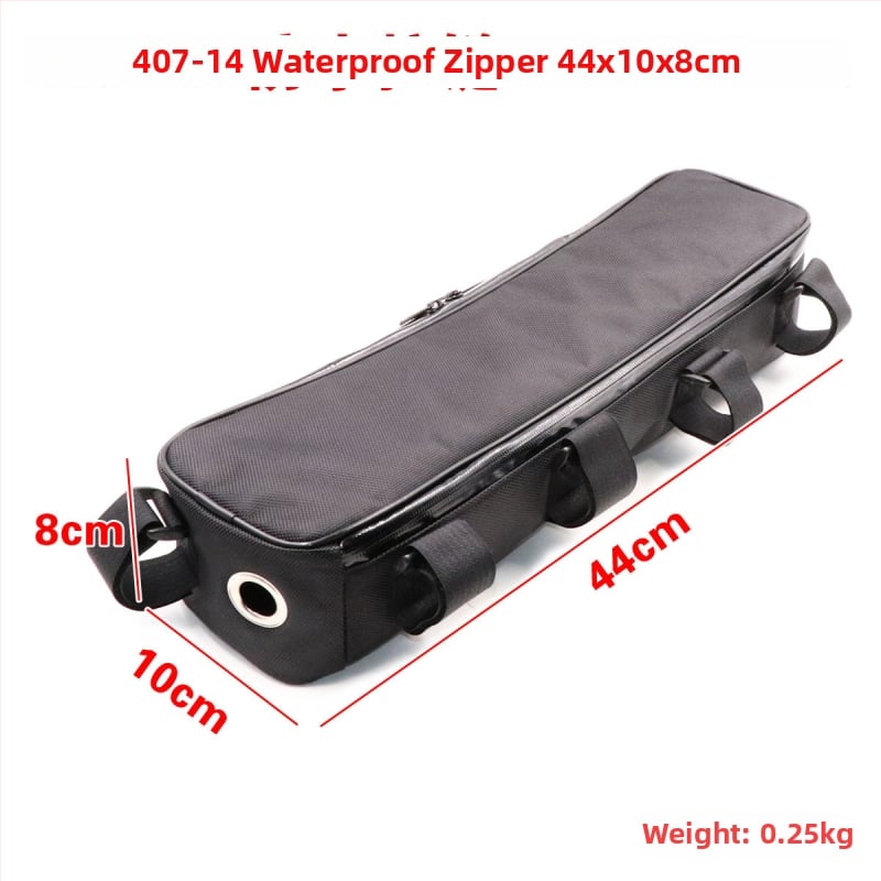 Velosipēdu soma ar augšējās caurules stiprinājumu — 0.5 L tilpums, modelis 407