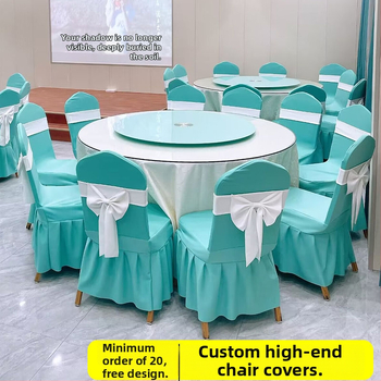 Storas elastinis kėdės užvalkalas banketams ir susitikimams, kvadratinės formos, neslystantis, šiltas, paprastas šiuolaikiškas stilius