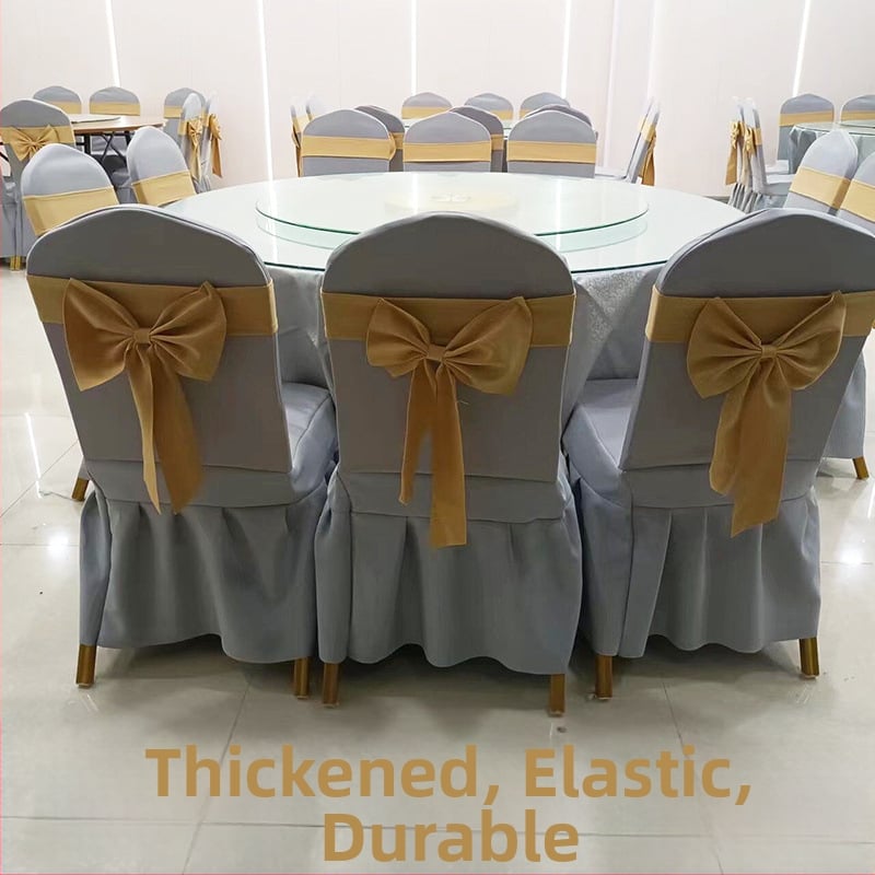 Storas elastinis kėdės užvalkalas banketams ir susitikimams, kvadratinės formos, neslystantis, šiltas, paprastas šiuolaikiškas stilius