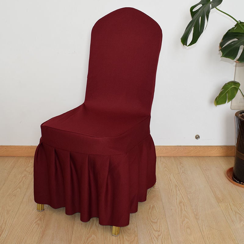 Storas elastinis kėdės užvalkalas banketams ir susitikimams, kvadratinės formos, neslystantis, šiltas, paprastas šiuolaikiškas stilius