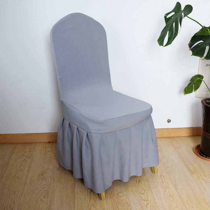Storas elastinis kėdės užvalkalas banketams ir susitikimams, kvadratinės formos, neslystantis, šiltas, paprastas šiuolaikiškas stilius