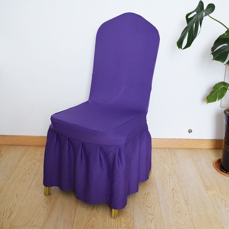 Storas elastinis kėdės užvalkalas banketams ir susitikimams, kvadratinės formos, neslystantis, šiltas, paprastas šiuolaikiškas stilius