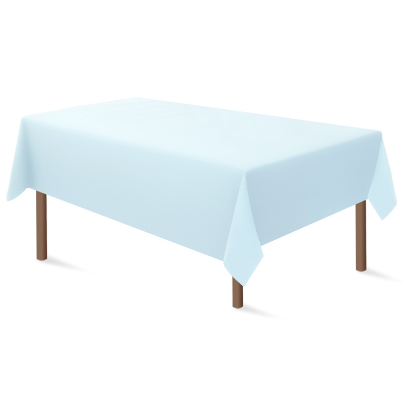 Еднократна PEVA покривка за маса, правоъгълна, с принт, биоразградима.