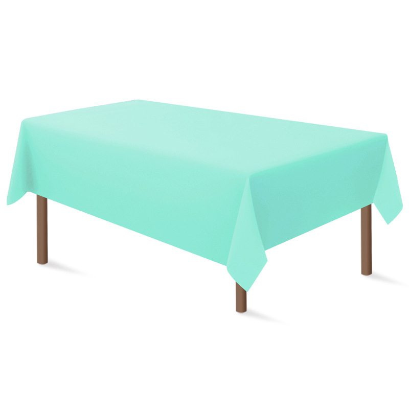 Еднократна PEVA покривка за маса, правоъгълна, с принт, биоразградима.