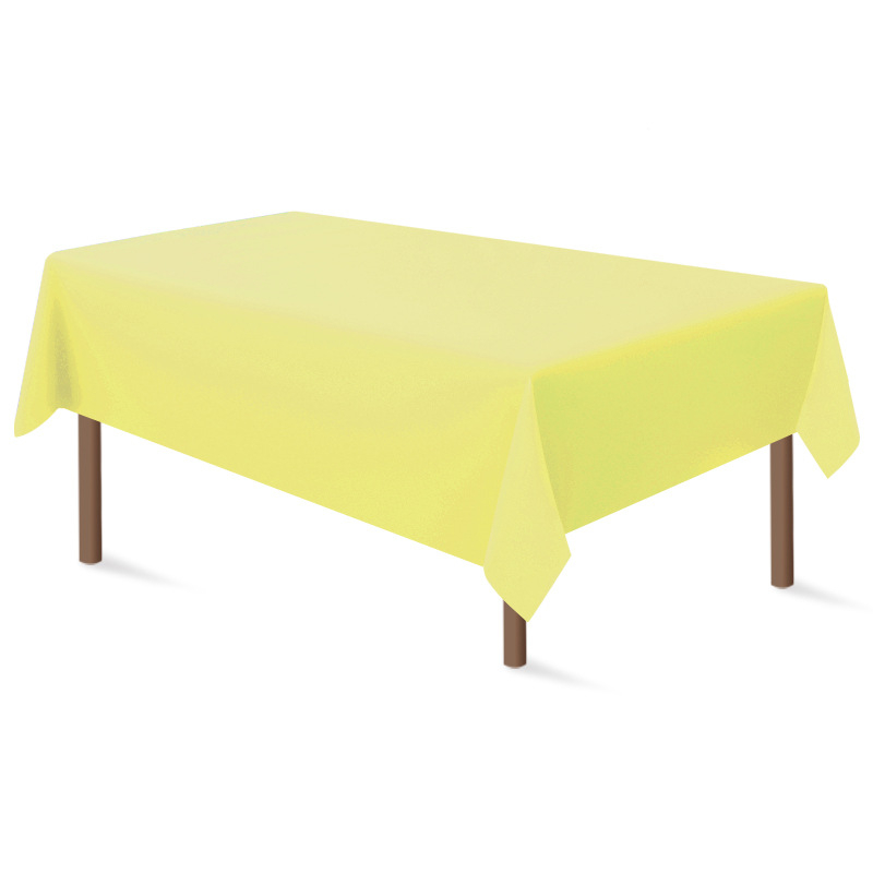 Еднократна PEVA покривка за маса, правоъгълна, с принт, биоразградима.