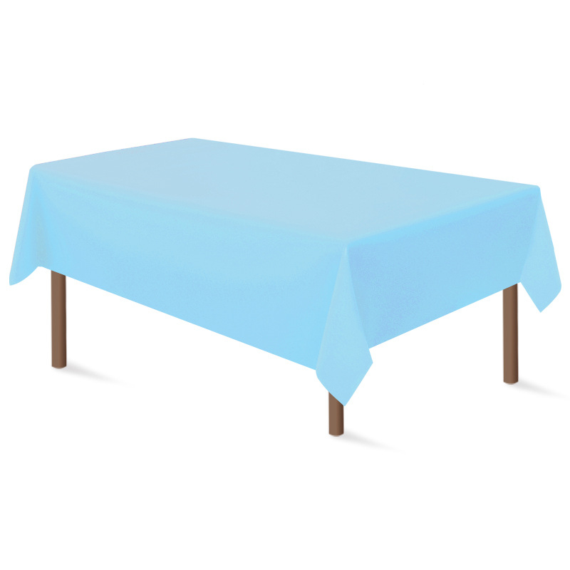 Еднократна PEVA покривка за маса, правоъгълна, с принт, биоразградима.