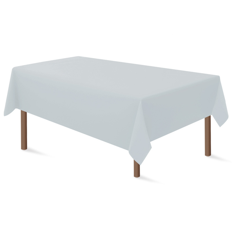 Еднократна PEVA покривка за маса, правоъгълна, с принт, биоразградима.