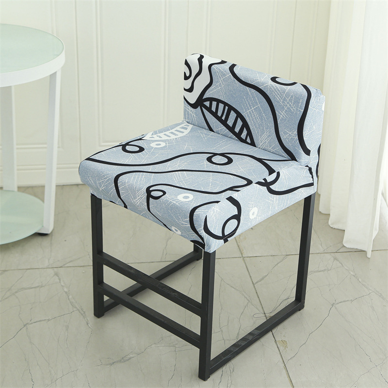 Elastinis baro kėdės užvalkalas – poliesteris, dulkių atsparumas, šiuolaikinis minimalistinis stilius, vienos dalių