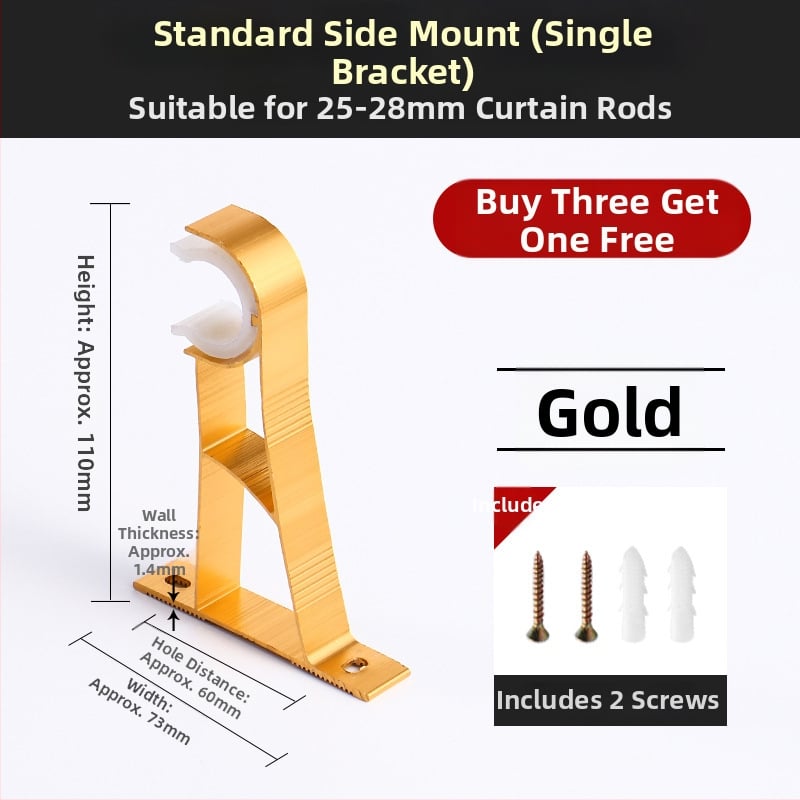 Užuolaidų lazdelės laikiklis – aliuminio lydinys, prekinis ženklas Sheng bangrong, stilius Kitas, be pritaikymo