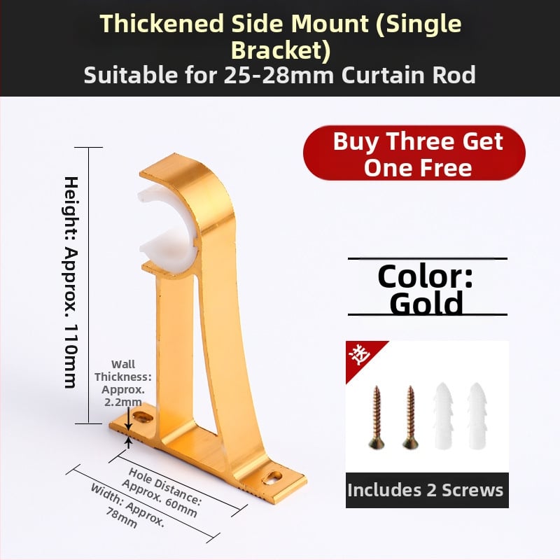 Užuolaidų lazdelės laikiklis – aliuminio lydinys, prekinis ženklas Sheng bangrong, stilius Kitas, be pritaikymo