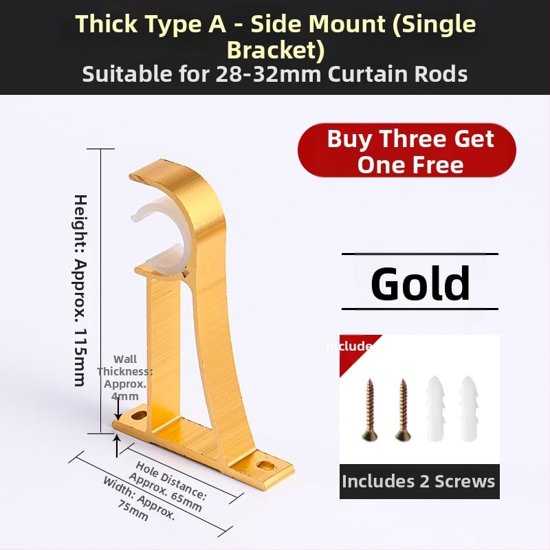 Užuolaidų lazdelės laikiklis – aliuminio lydinys, prekinis ženklas Sheng bangrong, stilius Kitas, be pritaikymo